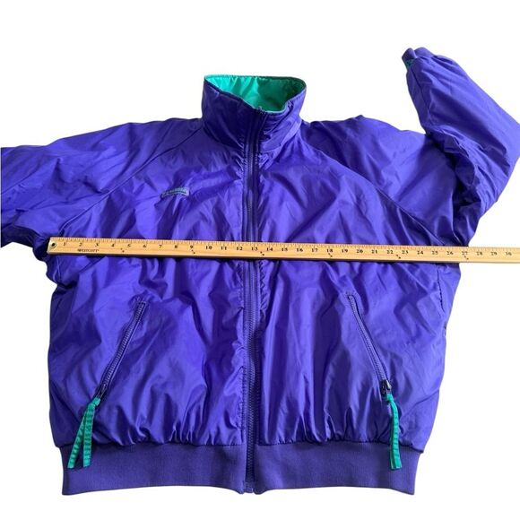 Vintage Columbia Reversible Purple Green Winter Jacket 90s Men’s Sz XL - Picture 13 of 15